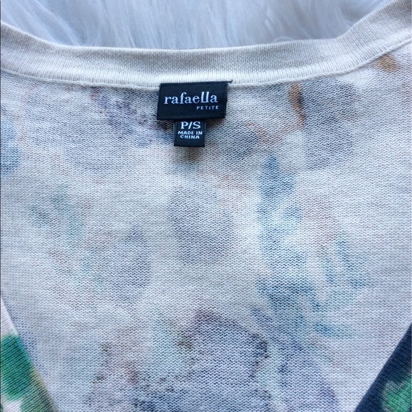 Rafaella Petite Floral Cardigan - Picture 4 of 5